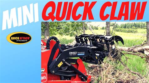 quick claw grapple rake mini skid steer|skid steer grapple for sale.